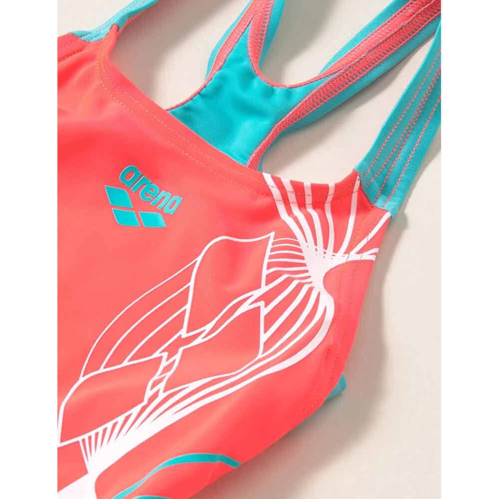 Maillot de bain 1 pièce fille Arena Pro Logo 7/8