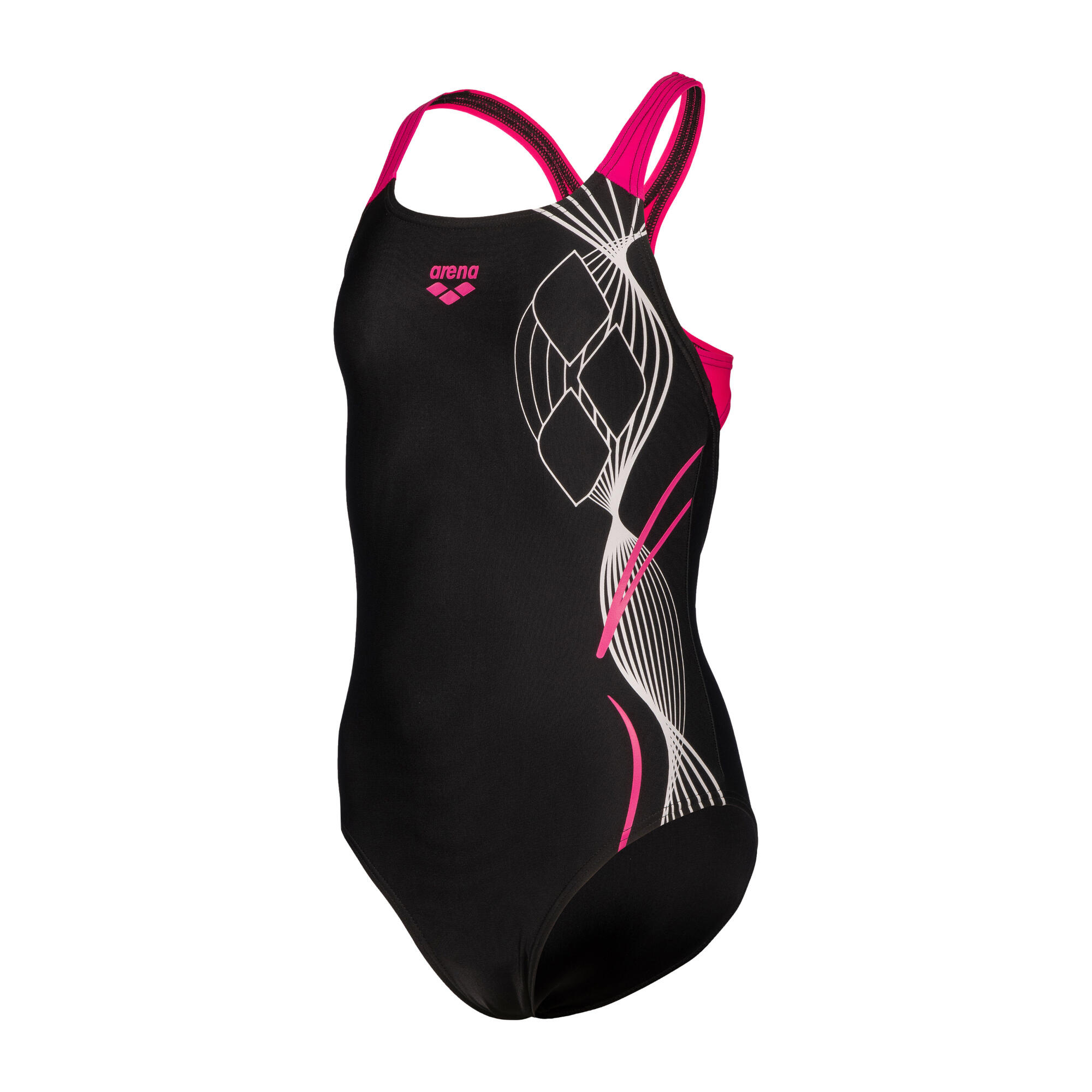 Arena Mädchen Badeanzug Girl s Swimsuit Swim Pro Logo 008670 3/4