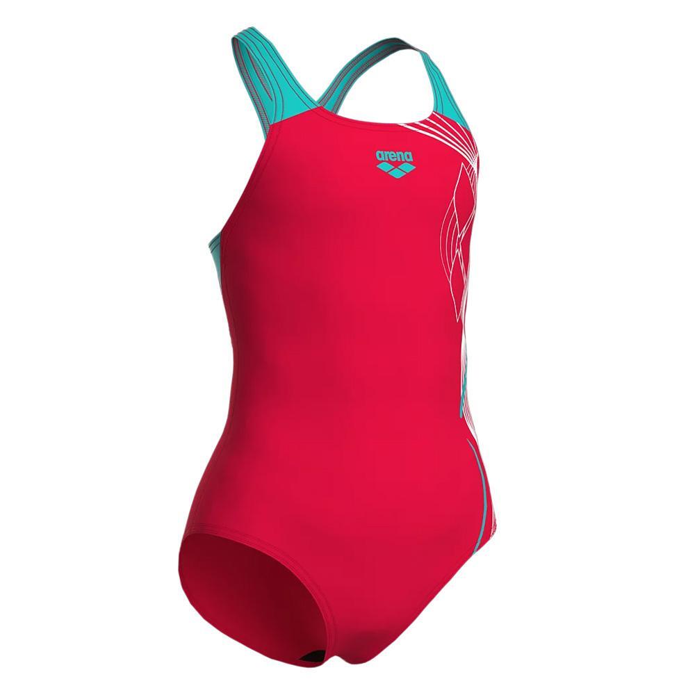 Costume da Bagno Bambina Arena Rosso 008670 2/5