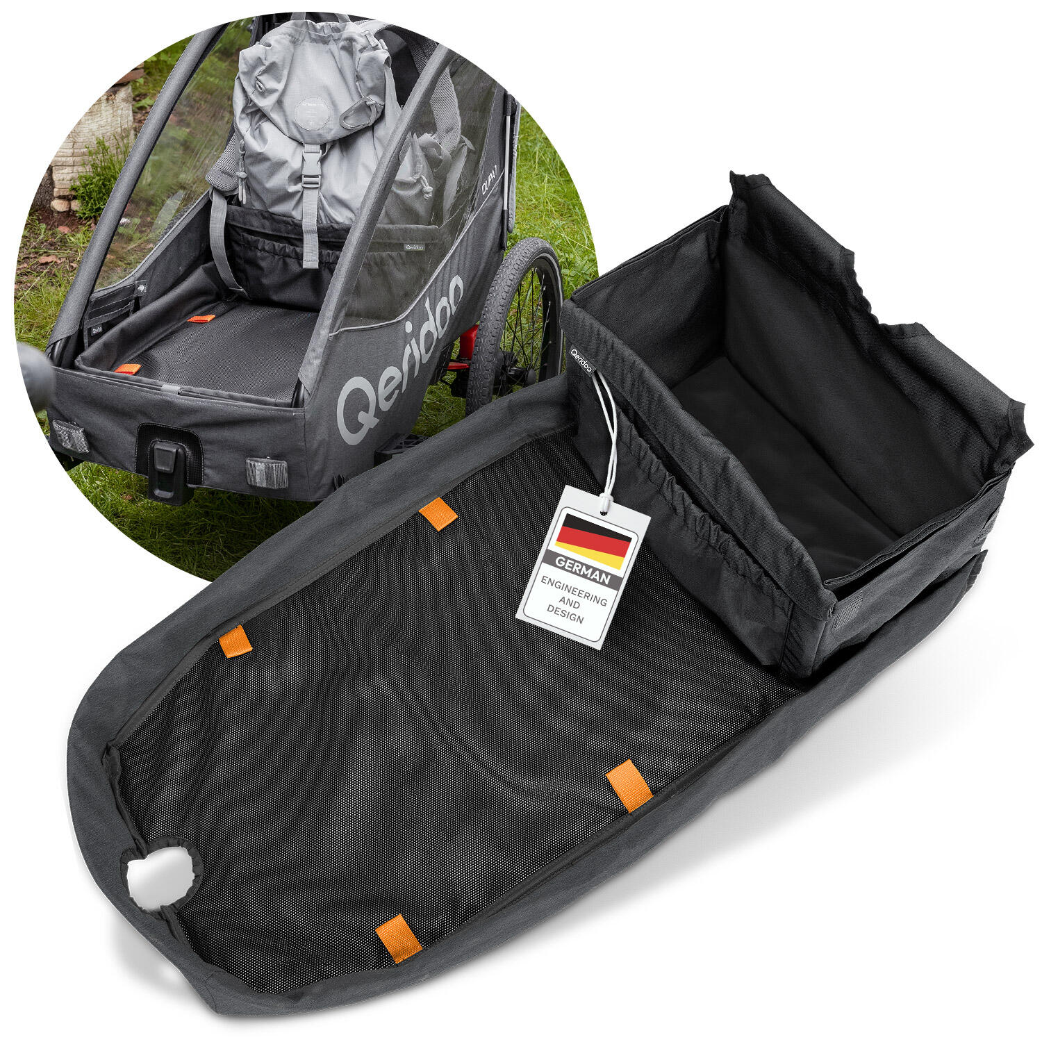 Cargo-inlegplaat eenzitter 1/5