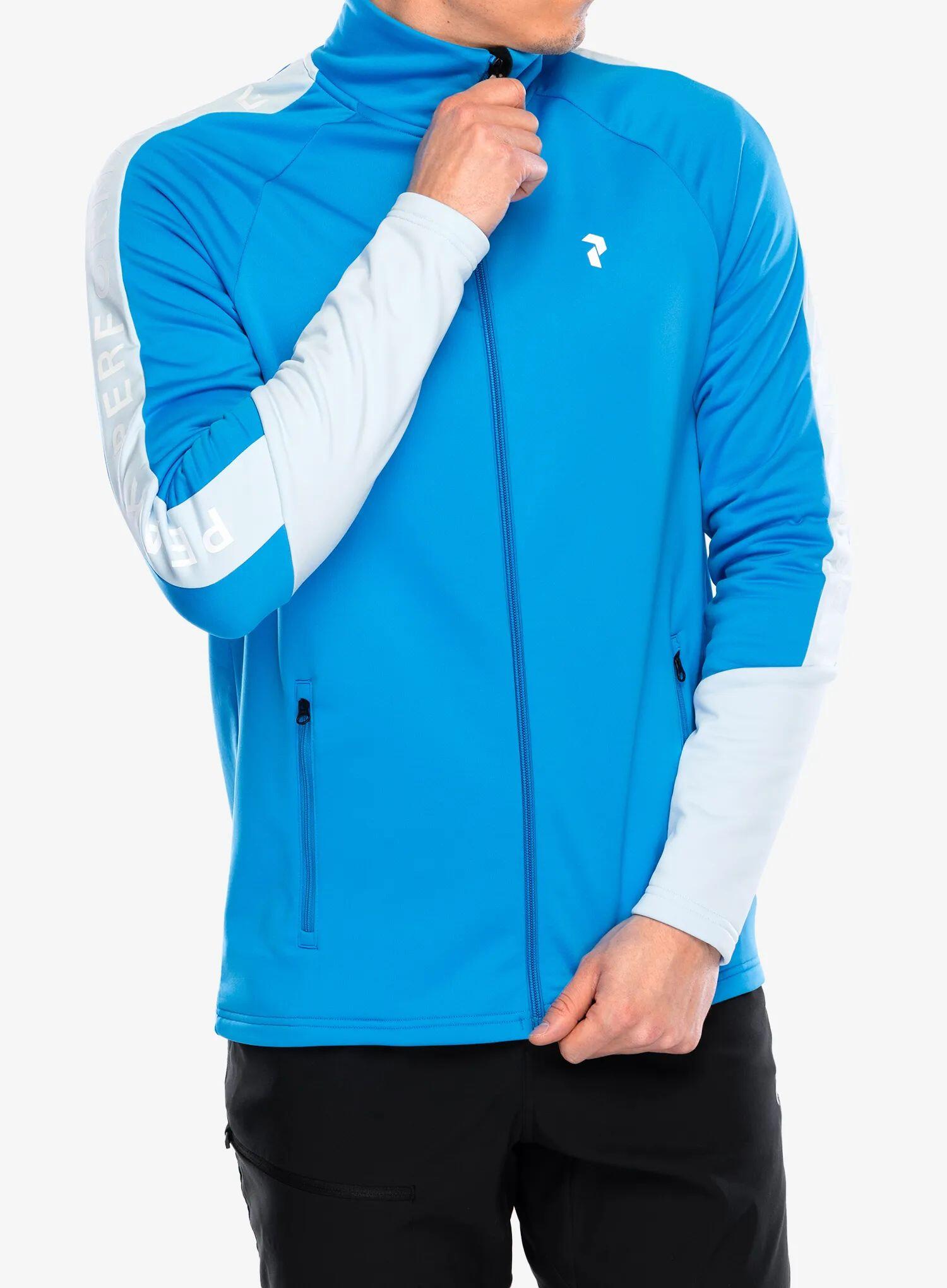 Bluza Peak Performance męska Rider Zip Jacket niebieska - M 7/7