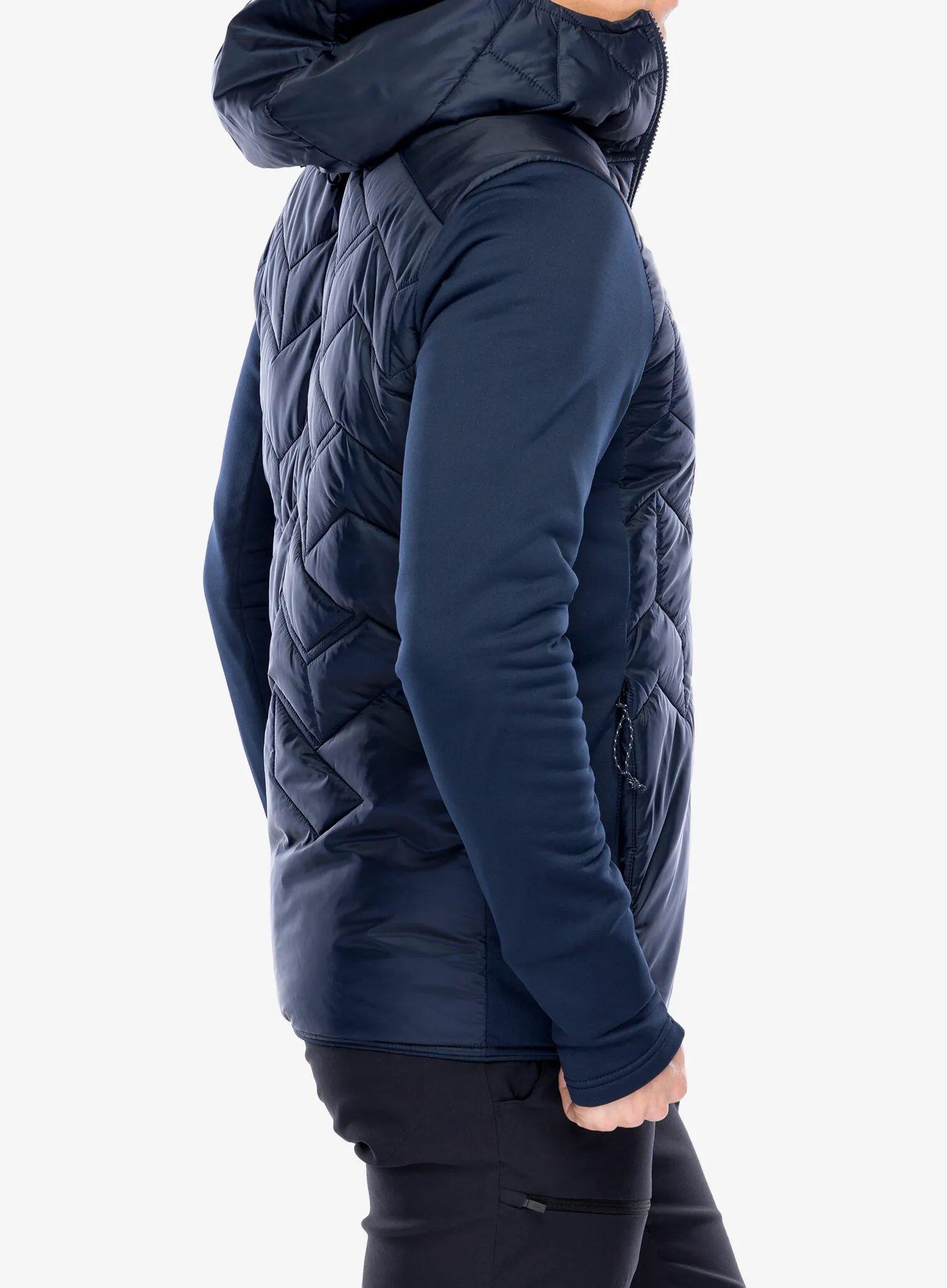 Kurtka Peak Performance męska Elevate Liner Hybrid Hood Jacket granatowa - S 7/7