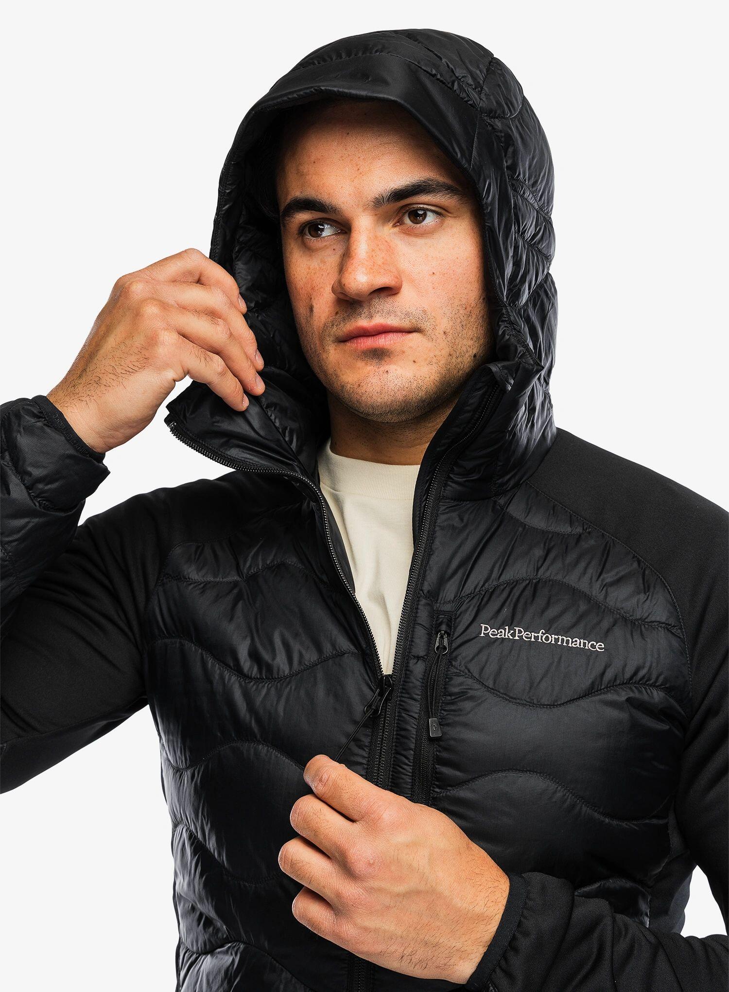 Kurtka Peak Performance puchowa męska Helium Down Hybrid Hood czarna - L 6/7