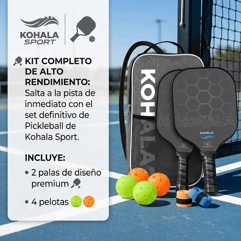 Set 2 Racchette Pickleball Kohala Fibra di Vetro 2/6