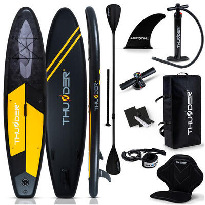 Opblaasbaar sup board 320 cm kajak thunder met zitje en accessoires