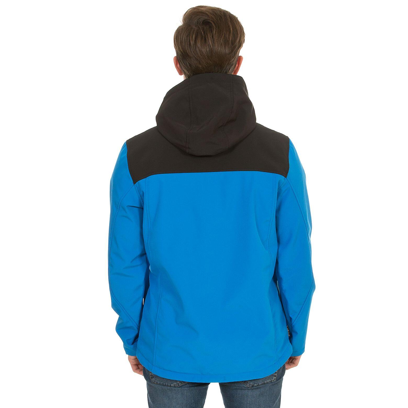 Hebron Softshell Jacke Herren Leuchtblau 3/5