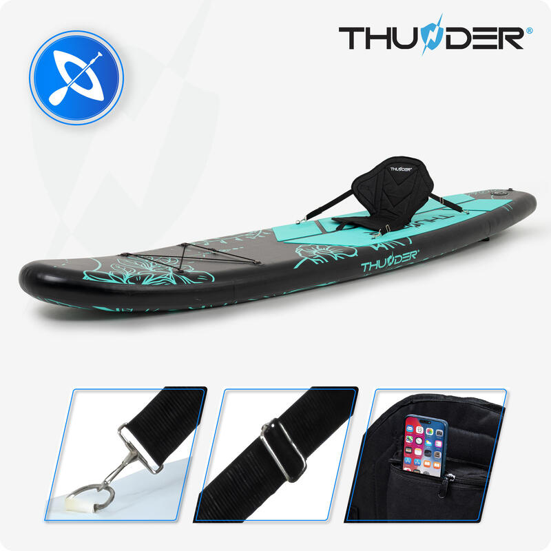 Placă SUP gonflabilă cu accesorii THUNDER MOTH-MINT 350 cm