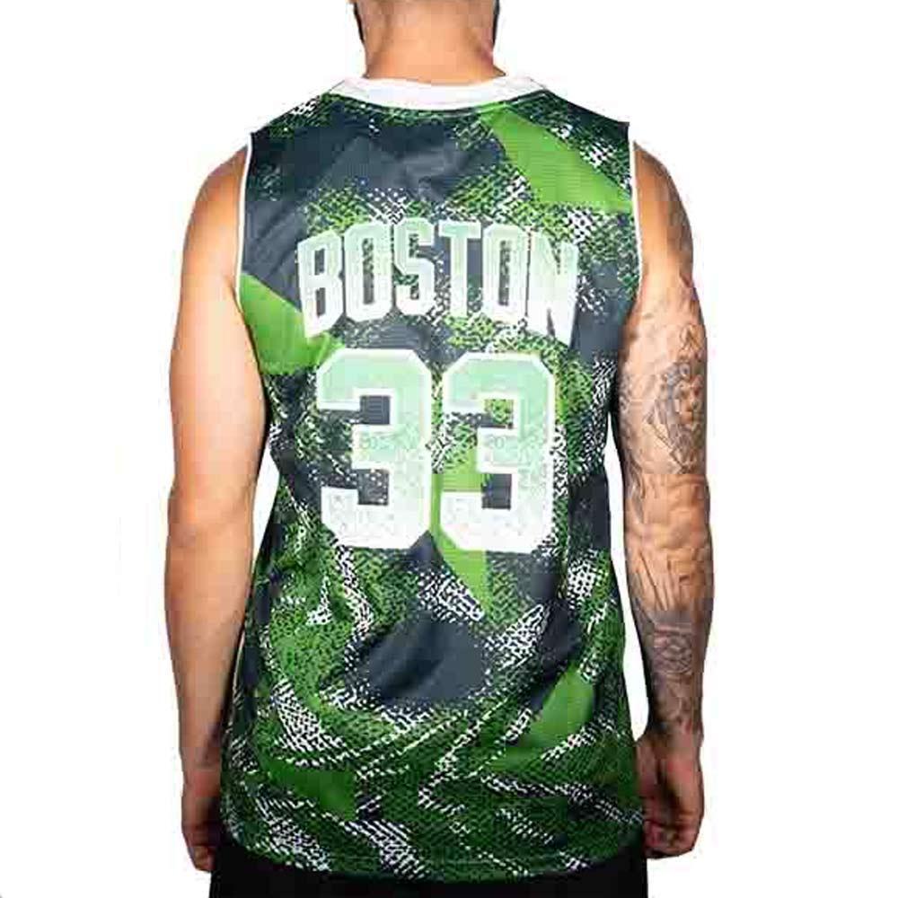 Boston Maillot de basketball Vert/Noir/Blanc Homme Sport Zone 3/3