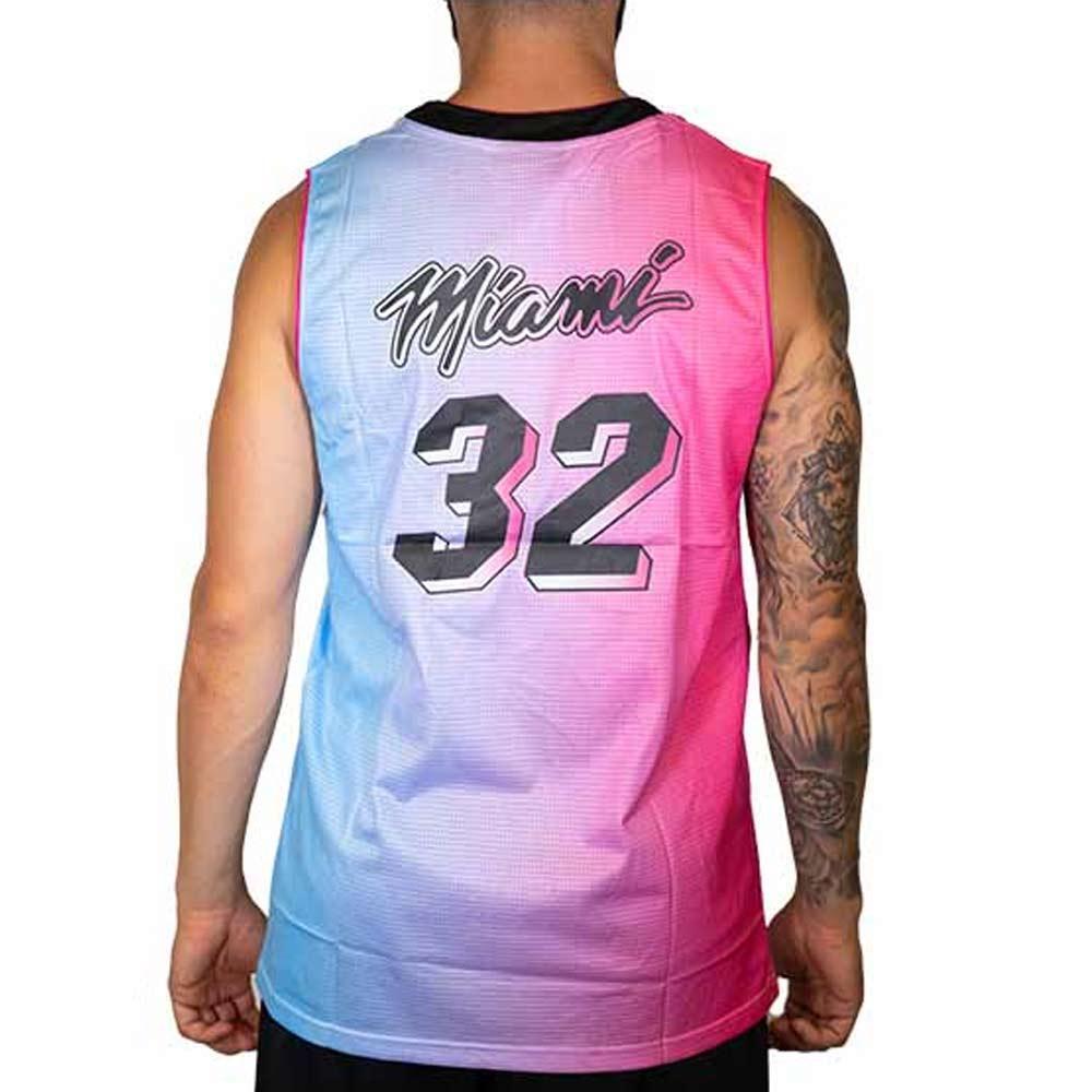 Camiseta Baloncesto Miami Rosa/Malva Hombre Sport Zone 3/3