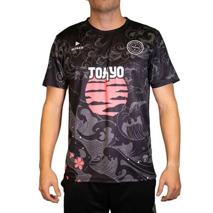 Maillot de Football Noir Sport Zone Tokyo 4009