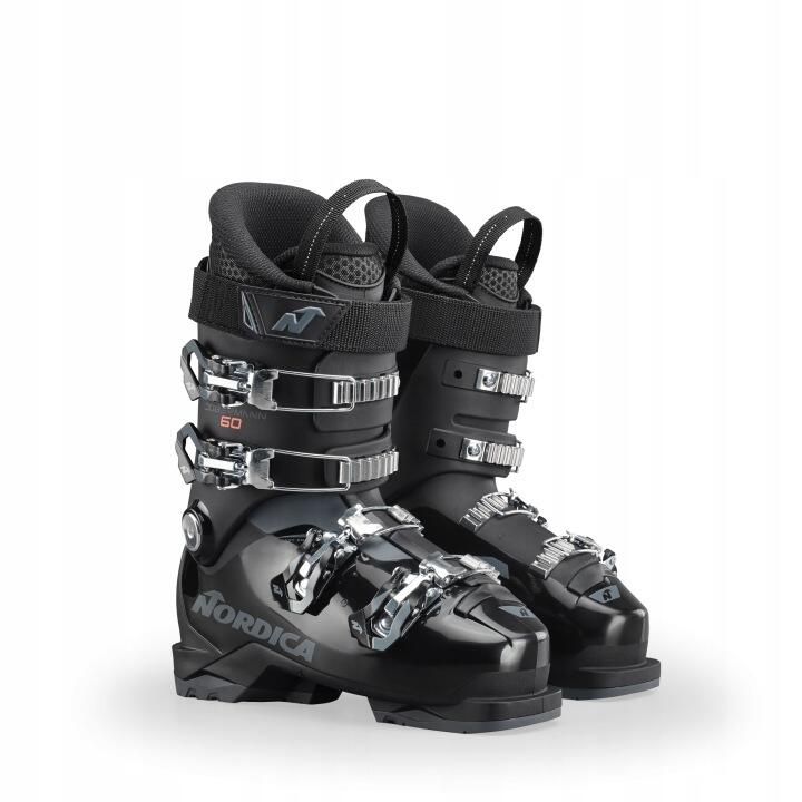 Nordica Dobermann 60 Schwarze Skischuhe für Jungen 4/6