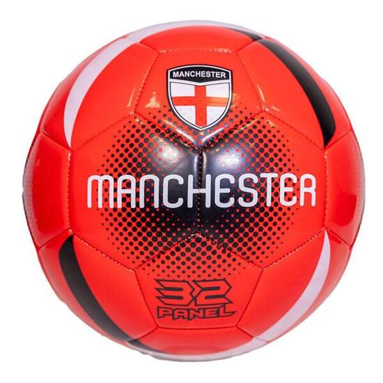 MANCHESTER Ballon Noir/Rouge Blanc Sport Zone