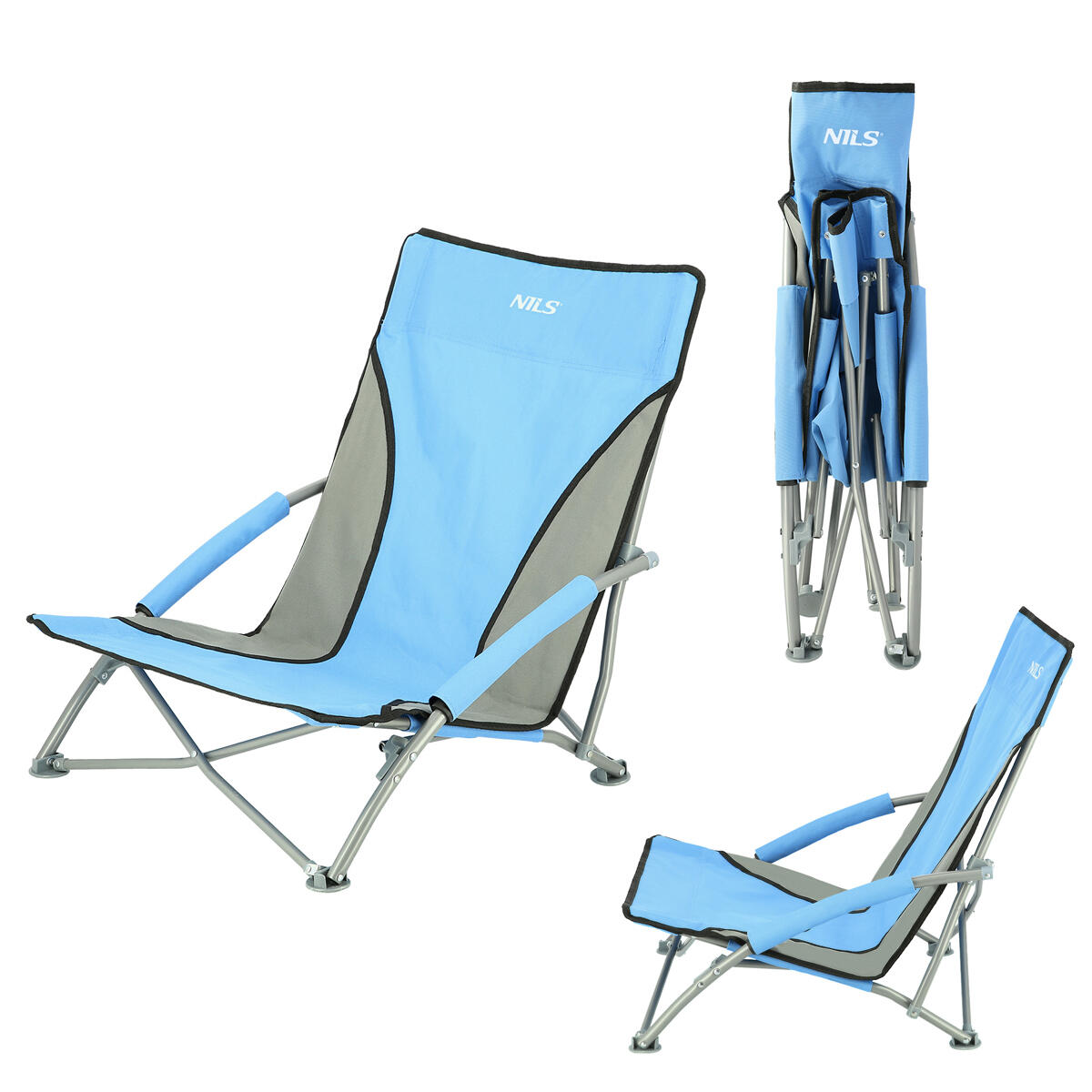 Opvouwbare campingstoel gewatteerd NILS CAMP NC3035 – voor camping 2/7