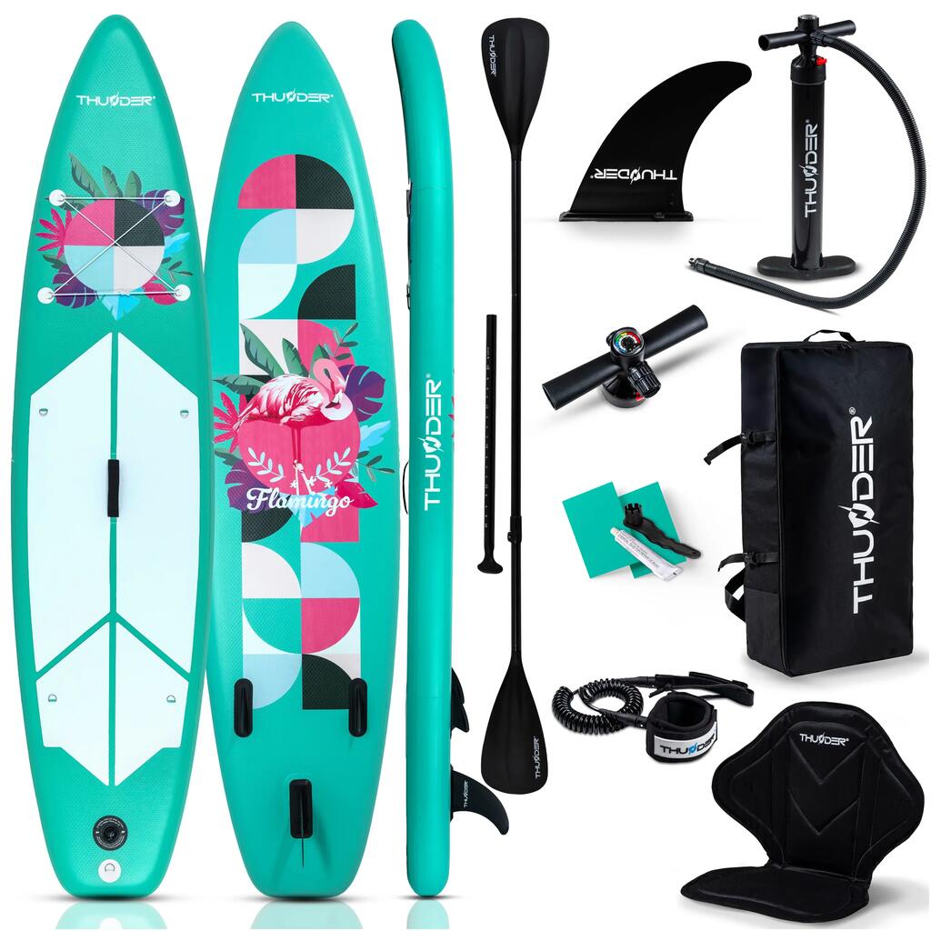 SUP doska 320 cm THUNDER stabilná nafukovacia súprava stolička pádlo