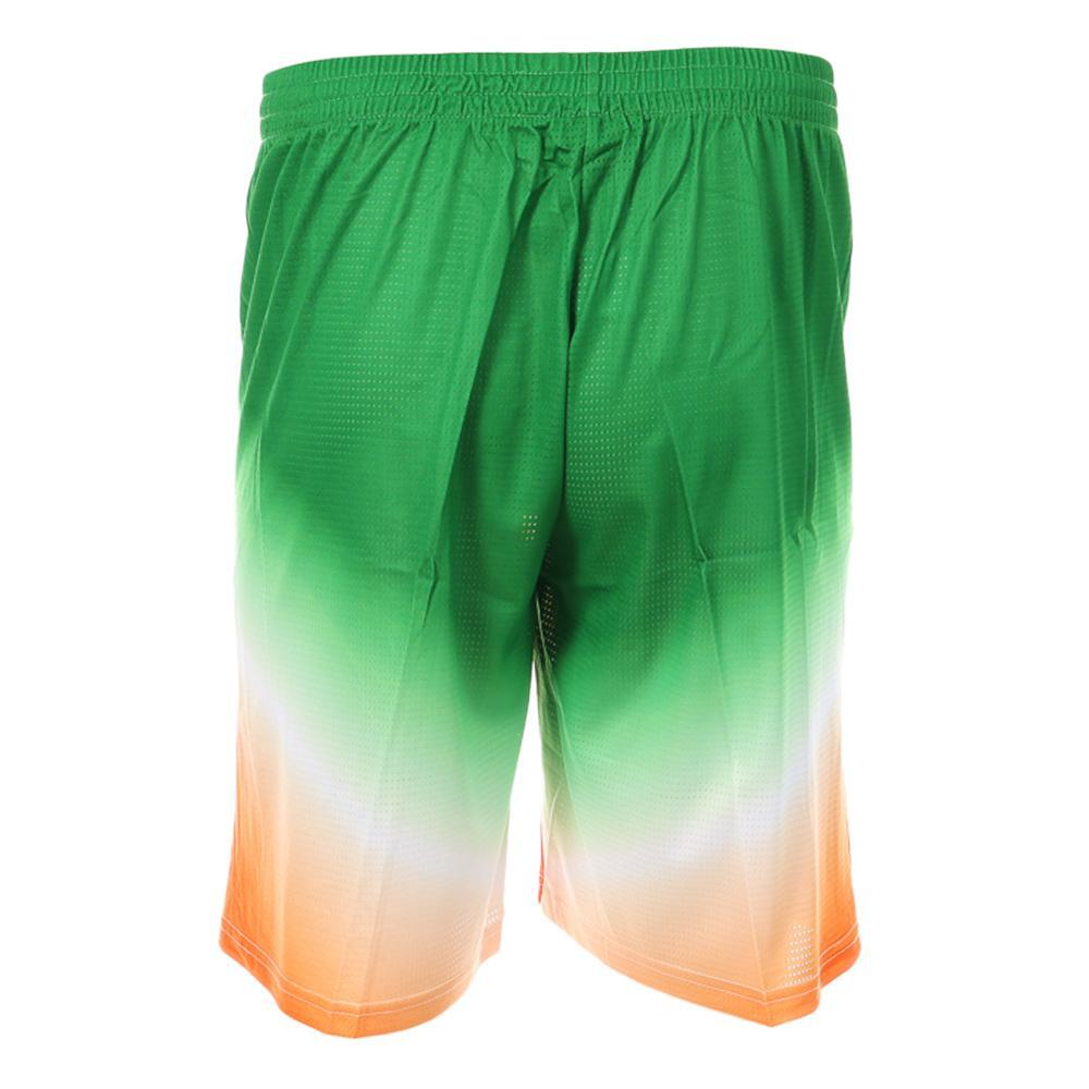Boston Basketball Shorts für Herren – Grün/Orange – Sport Zone 3/3