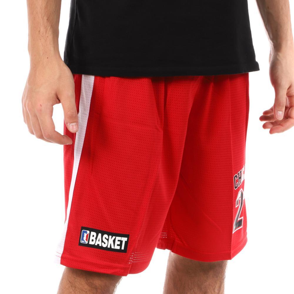 Sport Zone Miami Basketball Shorts für Herren, Rot 4/4