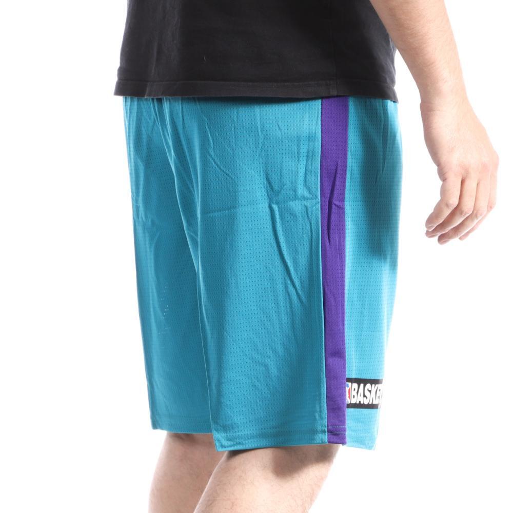 Sport Zone Charlotte Hornets Basketball Shorts für Herren, Blau 3/3