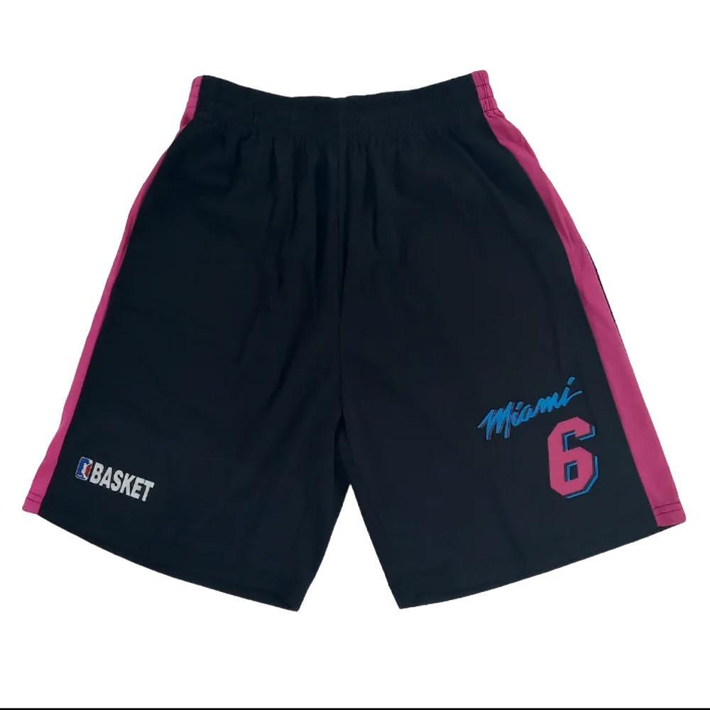 Short Basket Uomo Sport Zone Miami Nero 4/4
