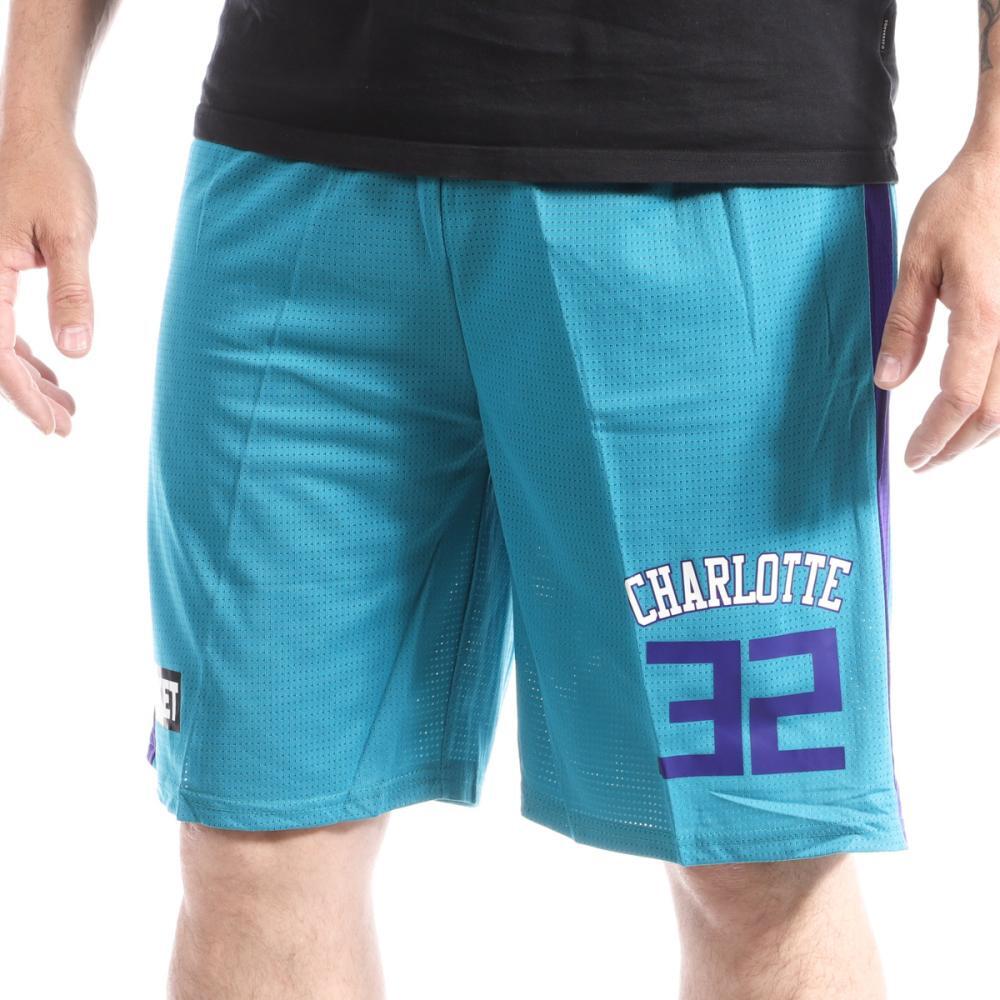 Sport Zone Charlotte Hornets Basketball Shorts für Herren, Blau 2/3