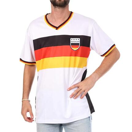 Allemagne Maillot Supporter Blanc Mixte Sport Zone