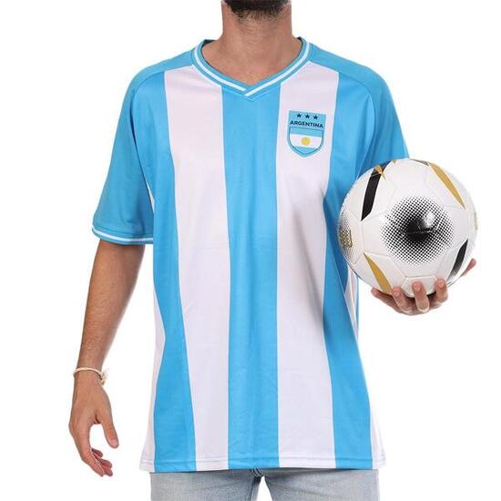 Argentine Maillot Supporter Bleu/Blanc Mixte Sport Zone