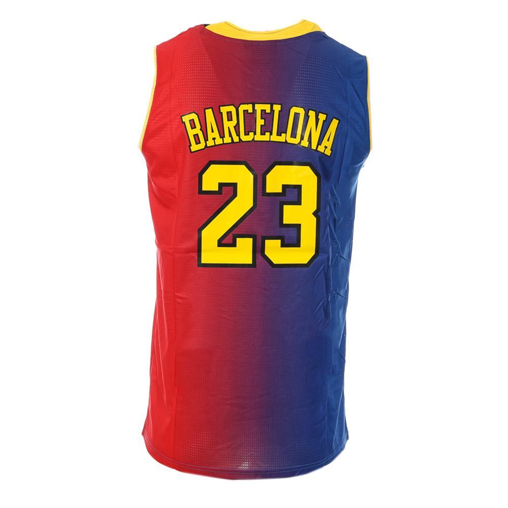 Maillot de basketball Rouge/Bleu Homme Sport Zone Barcelona 3/3