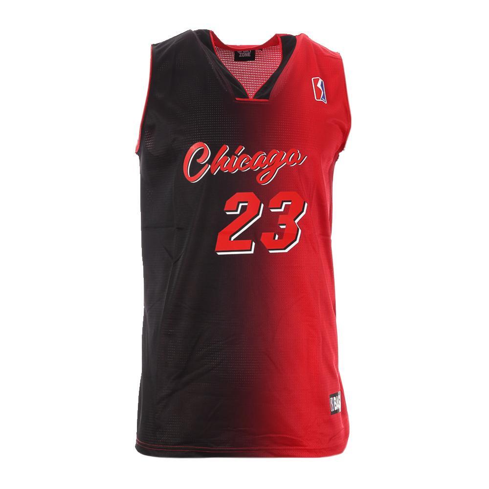 Chicago Maillot Rouge/Noir Homme Sport Zone Tank 23 2/3