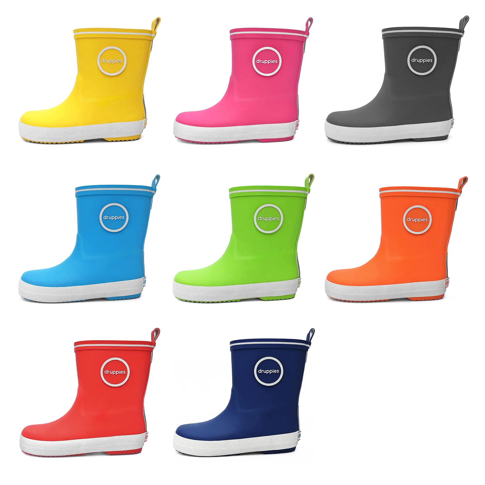 Regenlaarzen Dames - Natuurrubber Laarzen - Fashion - Rood - EU 37 7/9