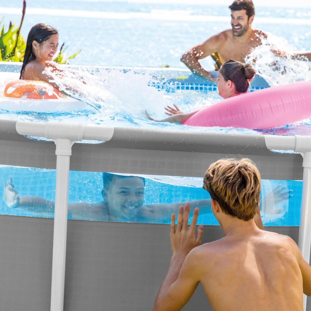 Intex 26730NP - Piscina Prisma Frame Clearview, Kit completo, 488x122 cm 2/7