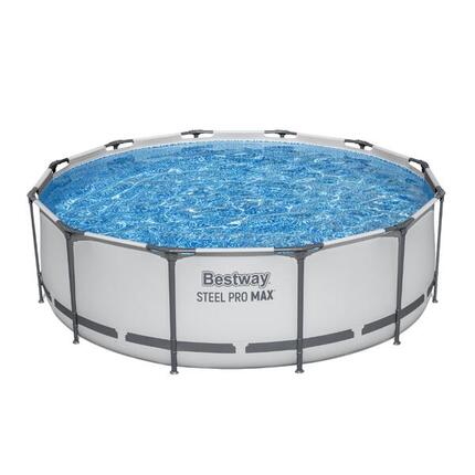 Basen Stelażowy Ogrodowy Okrągły Bestway Steel Pro Max 366x100 cm