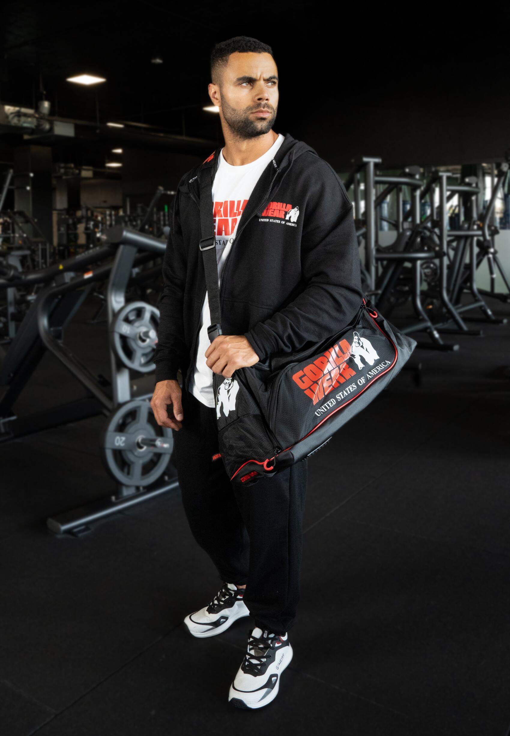 Jerome Gym Bag -  Schwarz/Rot 7/7