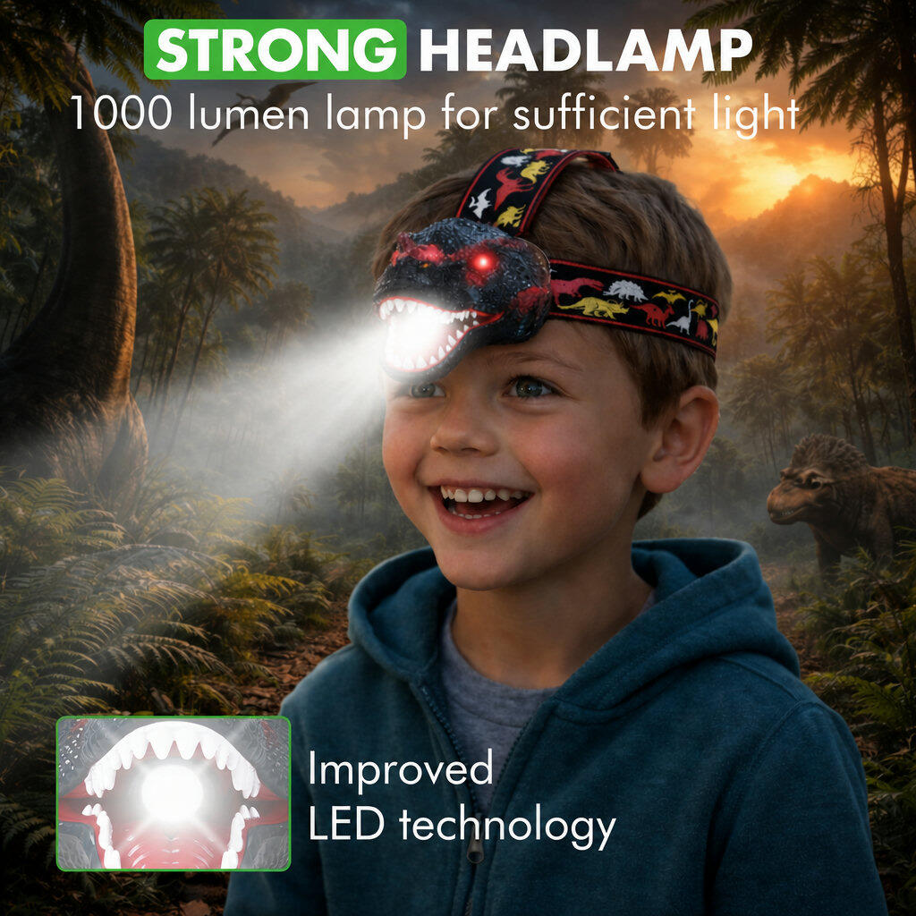 Lampada frontale a LED ricaricabile per bambini 4/6