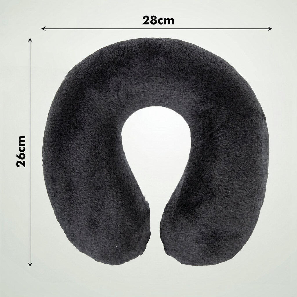 Oreiller de voyage de luxe en mousse à mémoire de forme pour la nuque 2/6