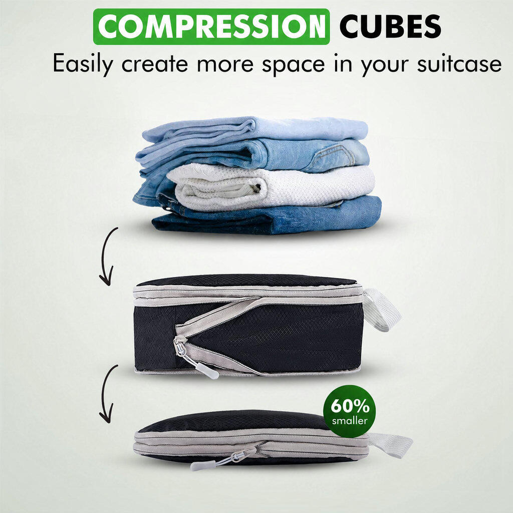 Organizer na walizkę Compression Cubes 3/4