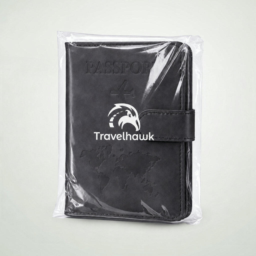 Paspoorthoesje RFID Travel Wallet Zwart 3/6