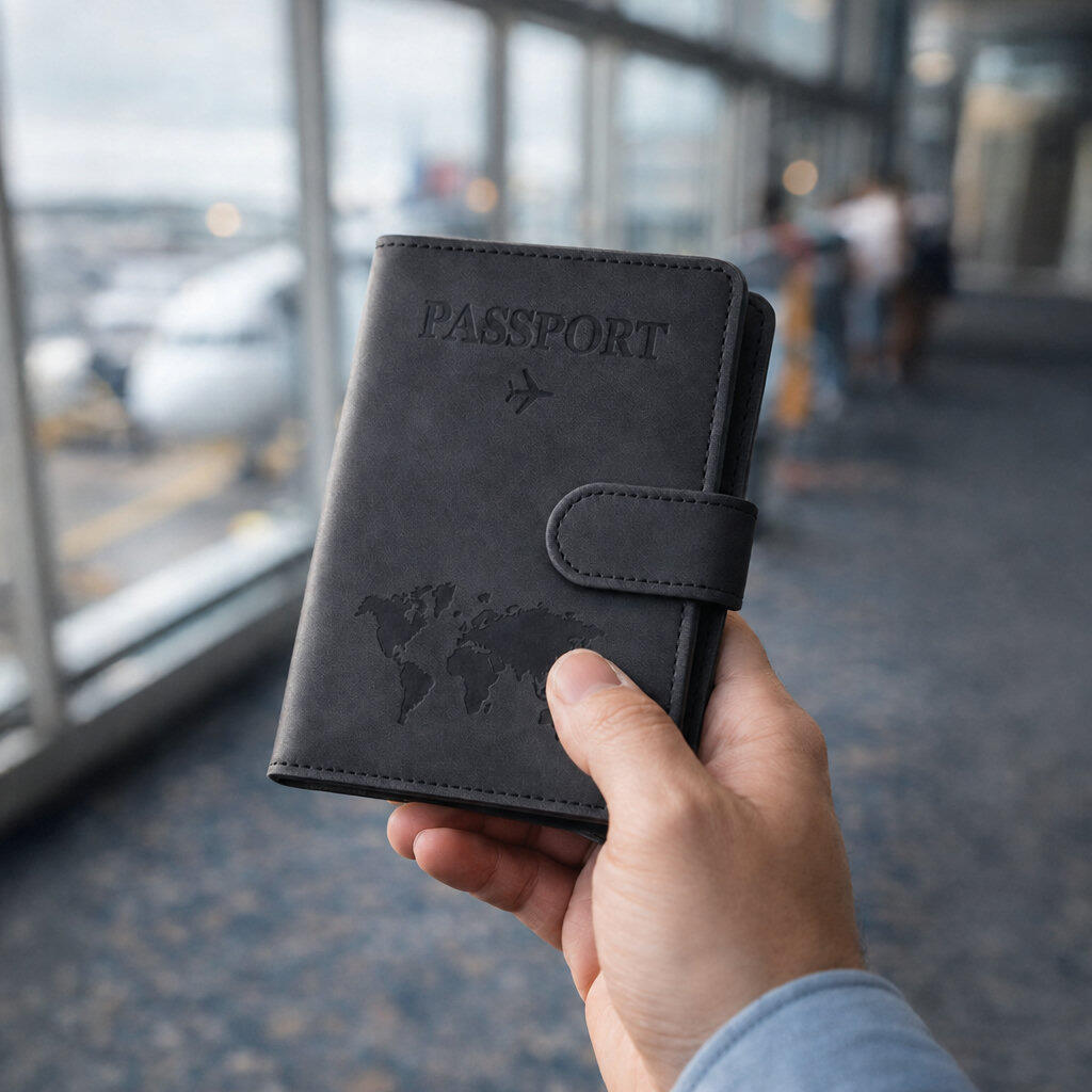 Paspoorthoesje RFID Travel Wallet Zwart 2/6