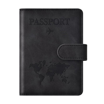 Paspoorthoesje rfid travel wallet zwart