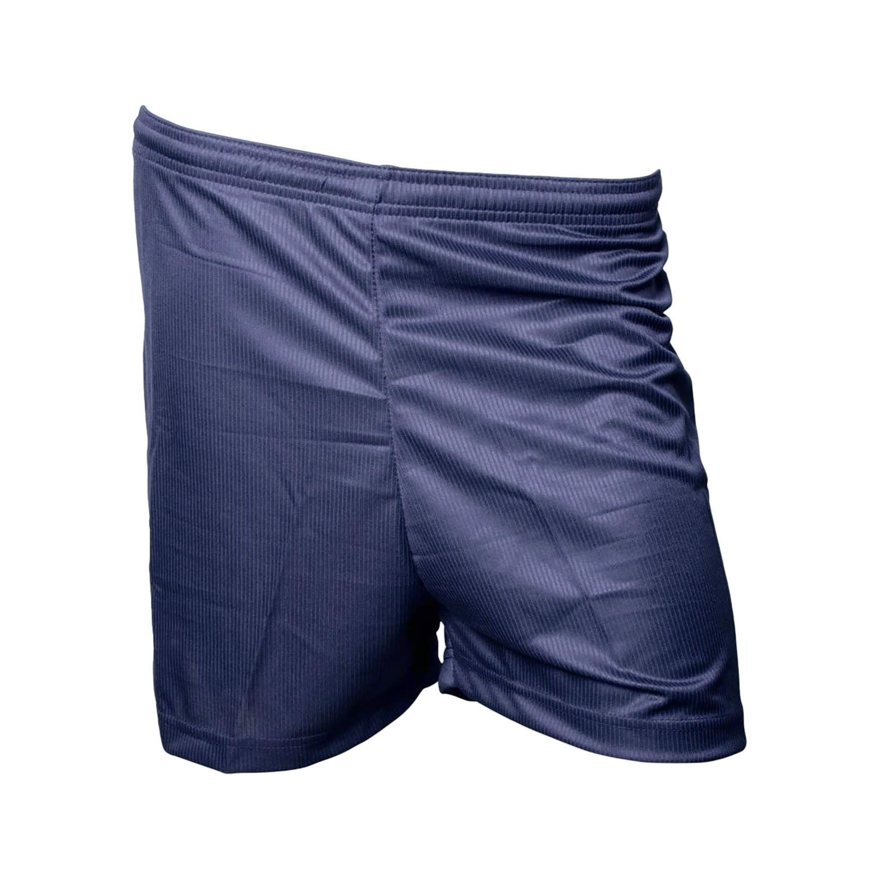 PRECISION Pantaloncini Da Calcio Micro Strisce Adulto Unisex Precision Blu Navy