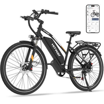Vélo de Ville Électrique 28" Batterie Samsung 768Wh BK27PRO APP NFC