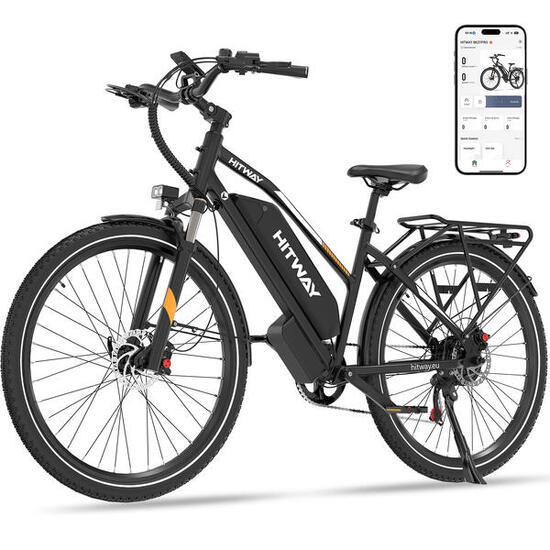 Vélo de Ville Électrique 28" Batterie Samsung 768Wh BK27PRO APP NFC