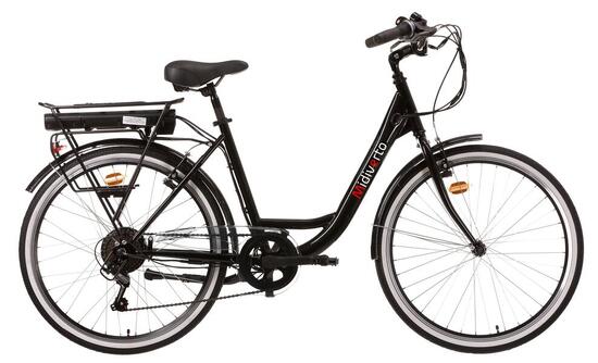 Vélo de ville noir Denver E4000