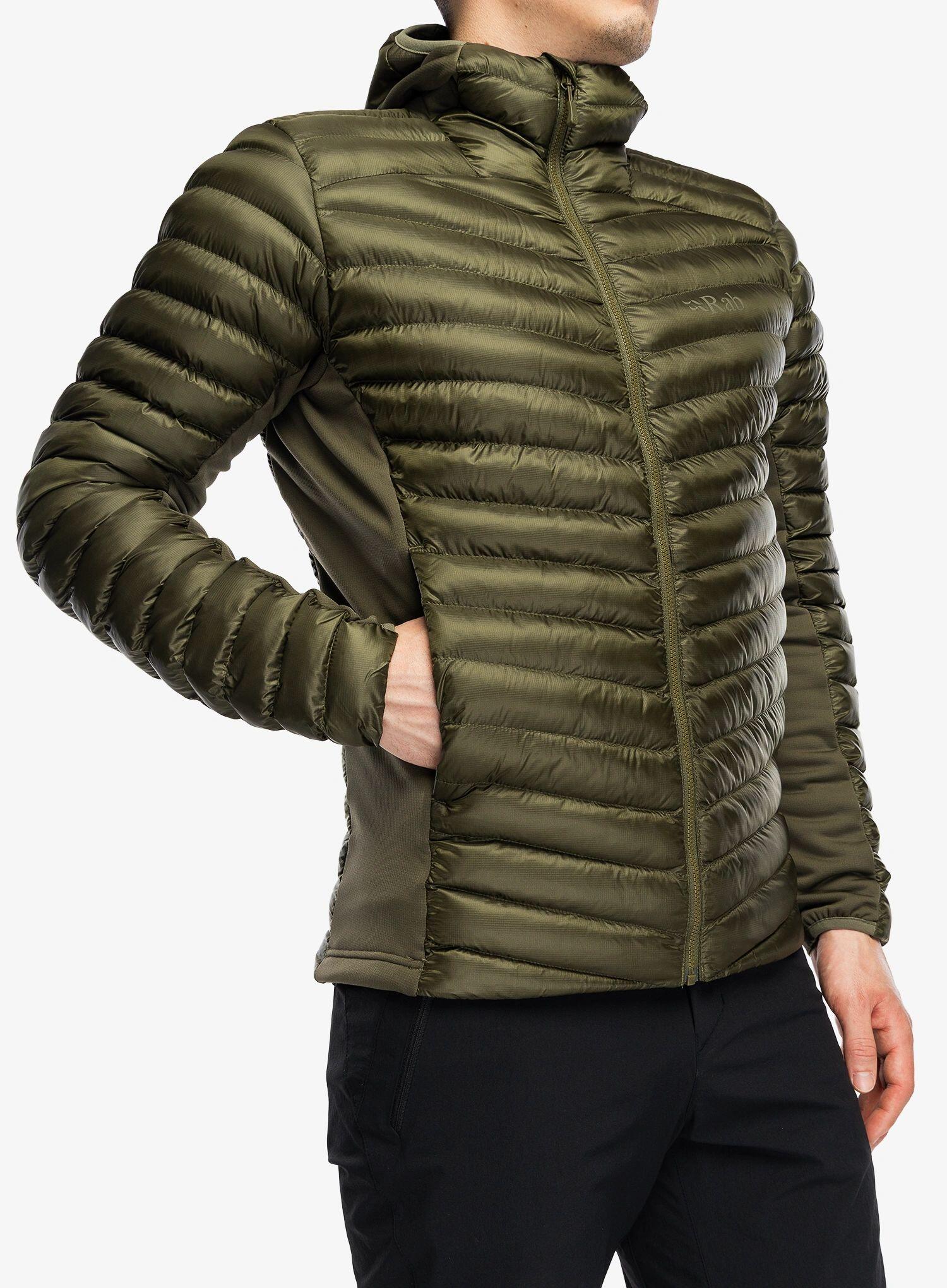 Kurtka ocieplana Rab Cirrus Flex Hoody - olive S 3/7