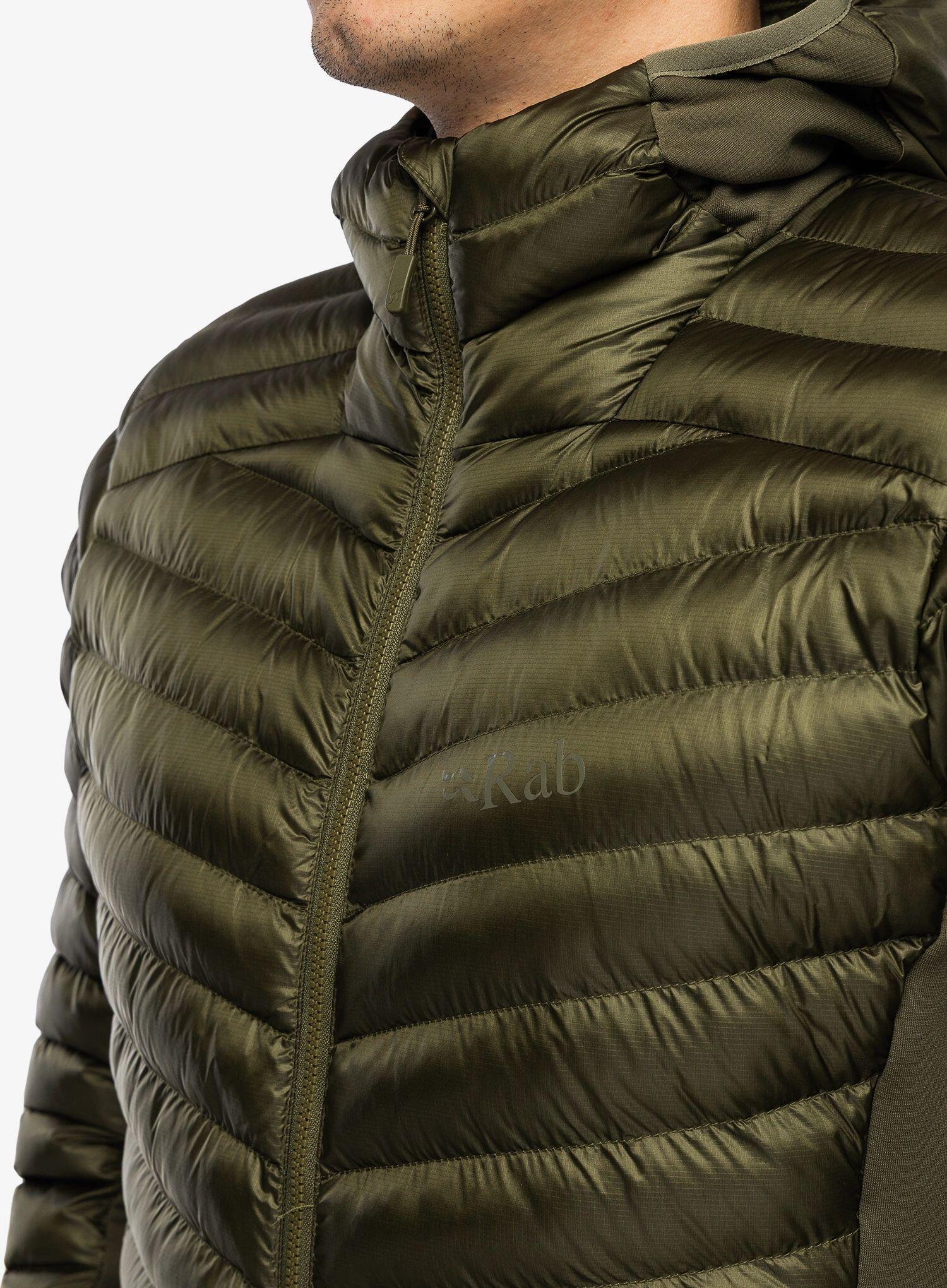 Kurtka ocieplana Rab Cirrus Flex Hoody - olive S 7/7