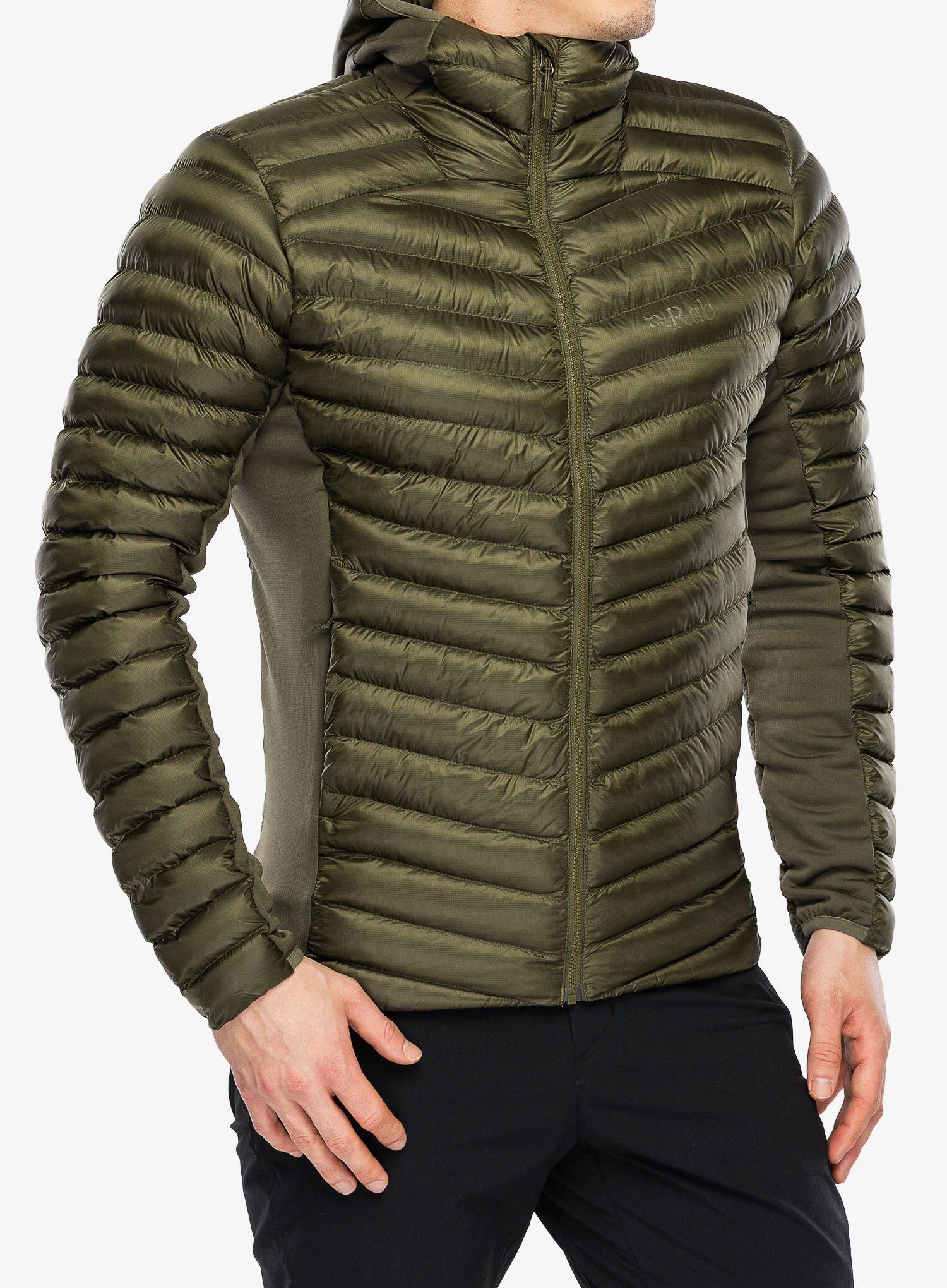 Kurtka ocieplana Rab Cirrus Flex Hoody - olive S 5/7