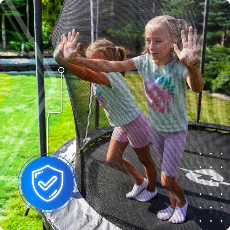 Trampolina ogrodowa do skakania THUNDER 10ft 305 cm profesjonalna dla dzieci 4/7