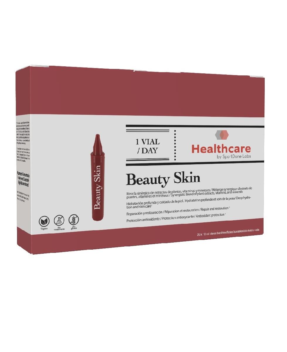 BEAUTY SKIN ANTI-ÂGE 20 AMPOULES BUVABLES SOIN DE LA PEAU, RÉDUIT LES RIDES 1/2