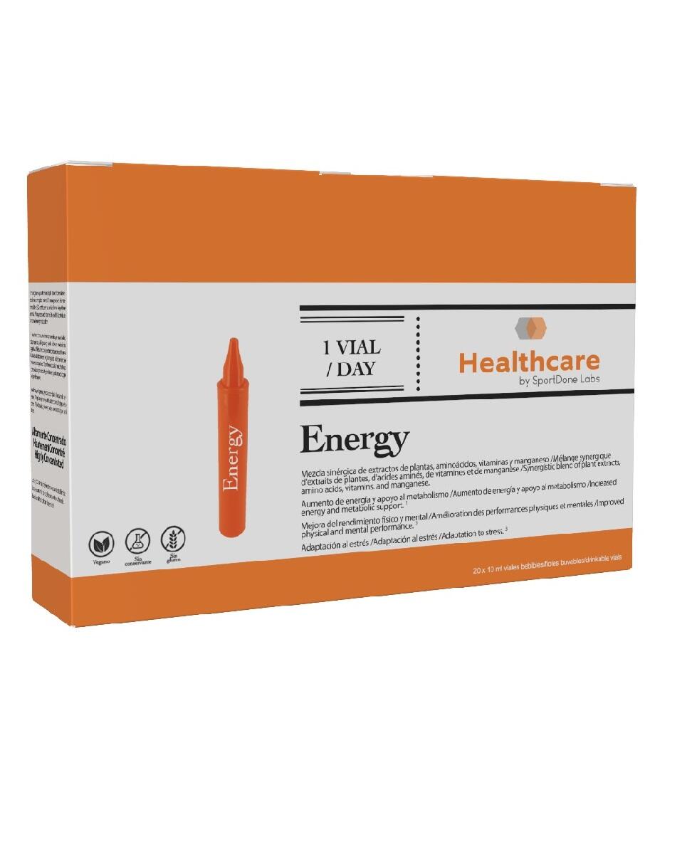 ENERGY 20 AMPOULES BUVABLES AUGMENTATION DE L'ÉNERGIE, PERFORMANCES PHYSIQUES 1/2