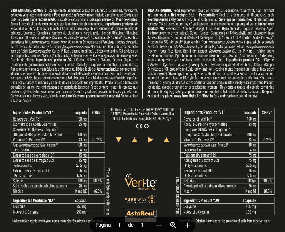Anti-âge 30 + 30 gélules 2/2