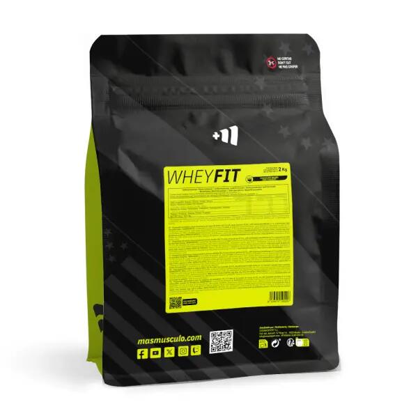 Whey fit - 2kg Chocolate preto da Masmusculo 2/7