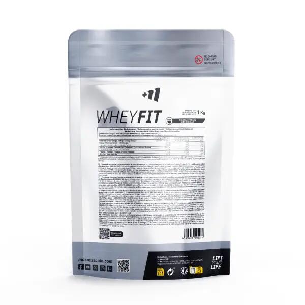 Whey fit - 1kg Chocolate preto da Masmusculo 2/7